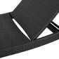Hearth and Haven Salem PE Wicker Chaise Lounge in Grey (Set of 2), , large