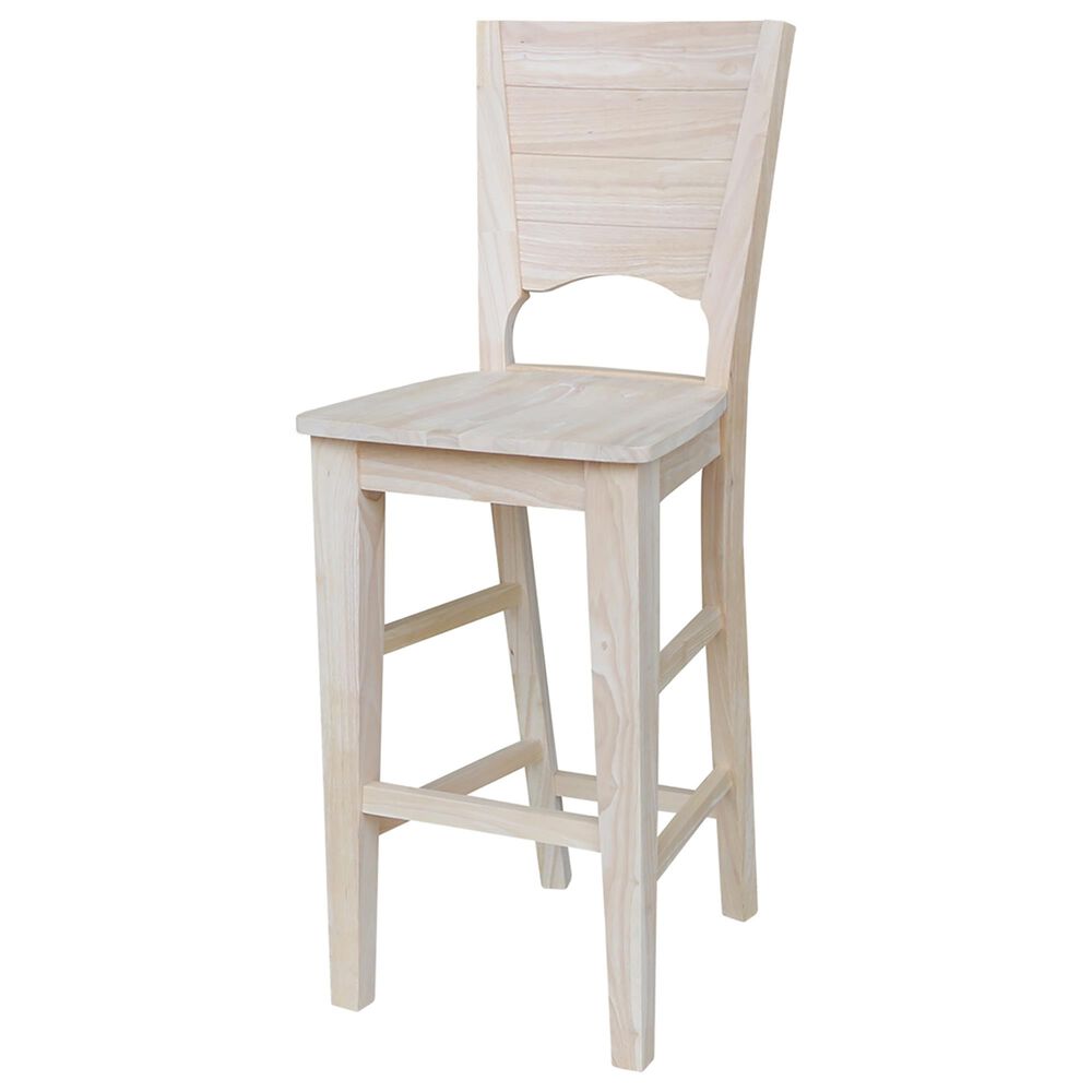 International Concepts Canyon 30" Barstool in Unfinished, , large