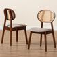 Baxton Studio Darrion Side Chair in Walnut Brown and Light Brown (Set of 2), , large