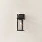 Troy Lighting Bohen 6" 1-Light Exterior Wall Sconce in French Iron and Patina Brass, , large