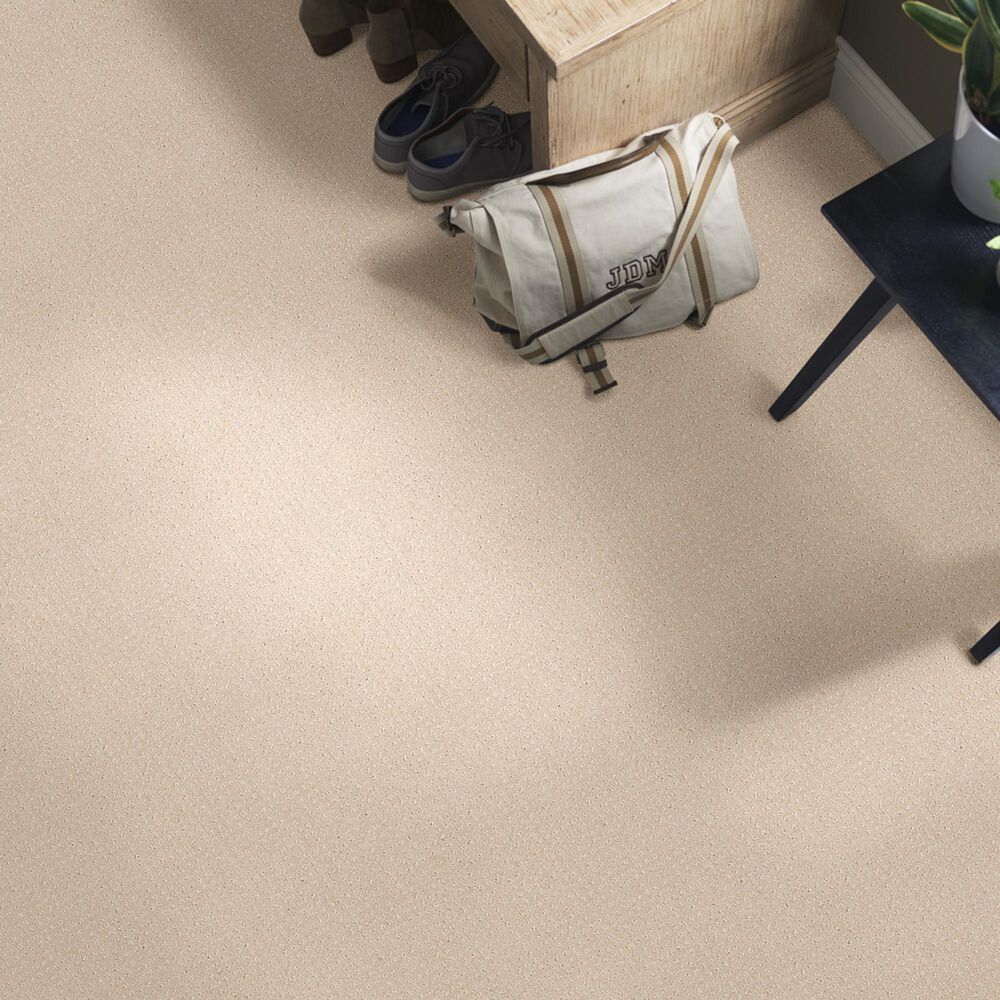 Shaw Detailed Elegance Patterned Carpet in Bare Essence, , large