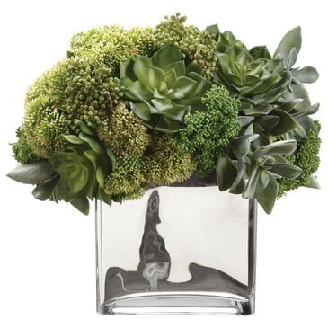 Allstate Floral and Craft Inc 13" Succulent/Sedum Plant in Green, , large