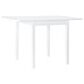 Linon Home Decor Torino Drop Leaf Dining Table in White - Table Only, , large