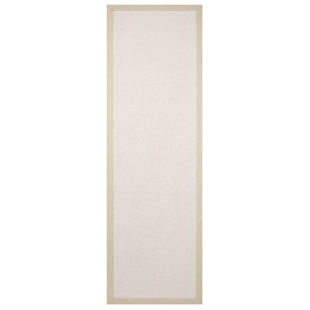 Nourison Sisal Soft SSF02 2'6" x 8' Blanc Runner, , large