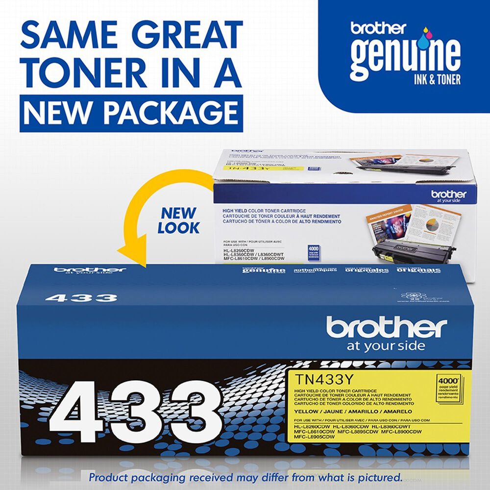 Brother High-Yield Toner Cartridge in Yellow, , large