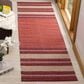 Safavieh Montauk 2"3" x 8" Red and Ivory Runner, , large