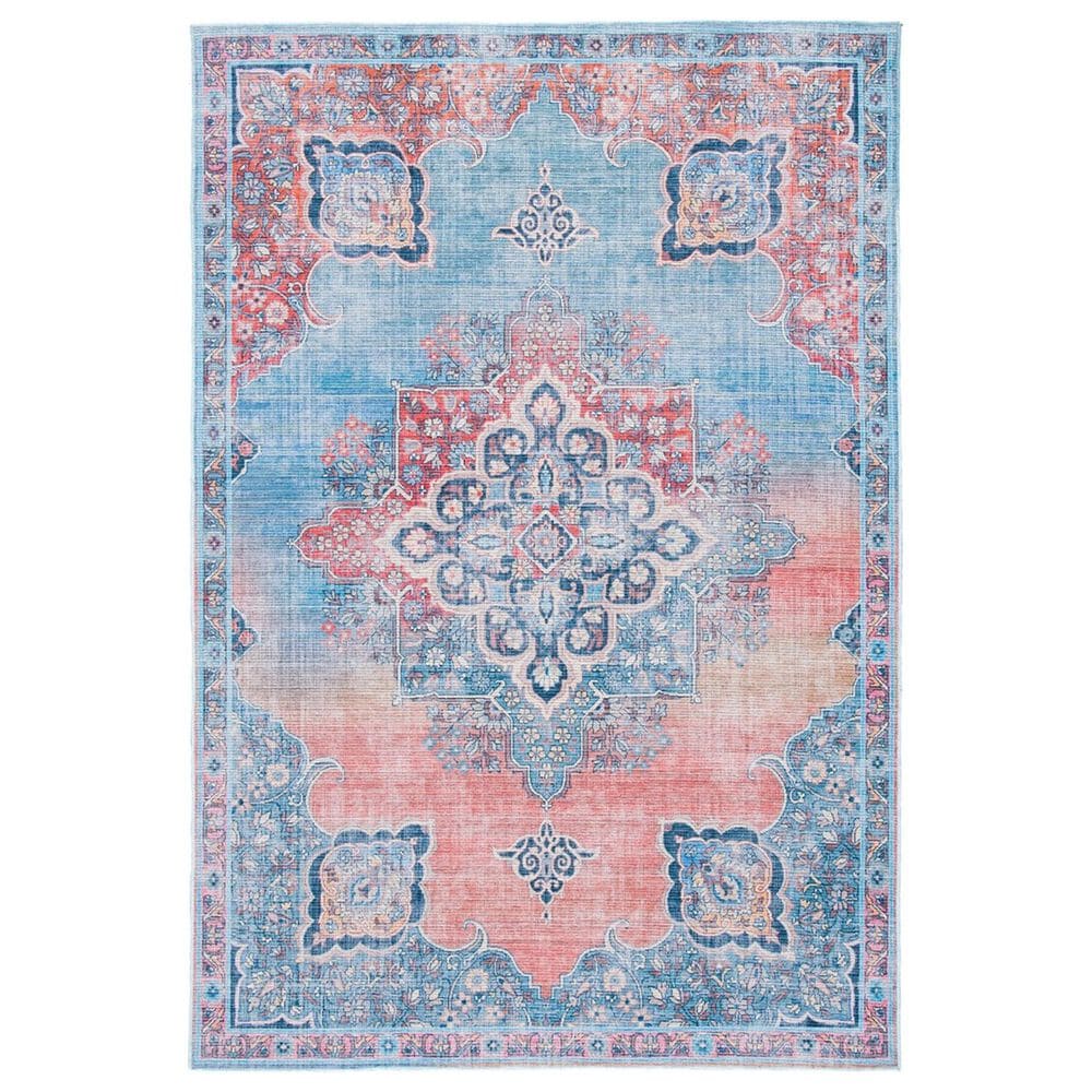 Safavieh Serapi SEP580 4" x 6" Red and Blue Area Rug, , large