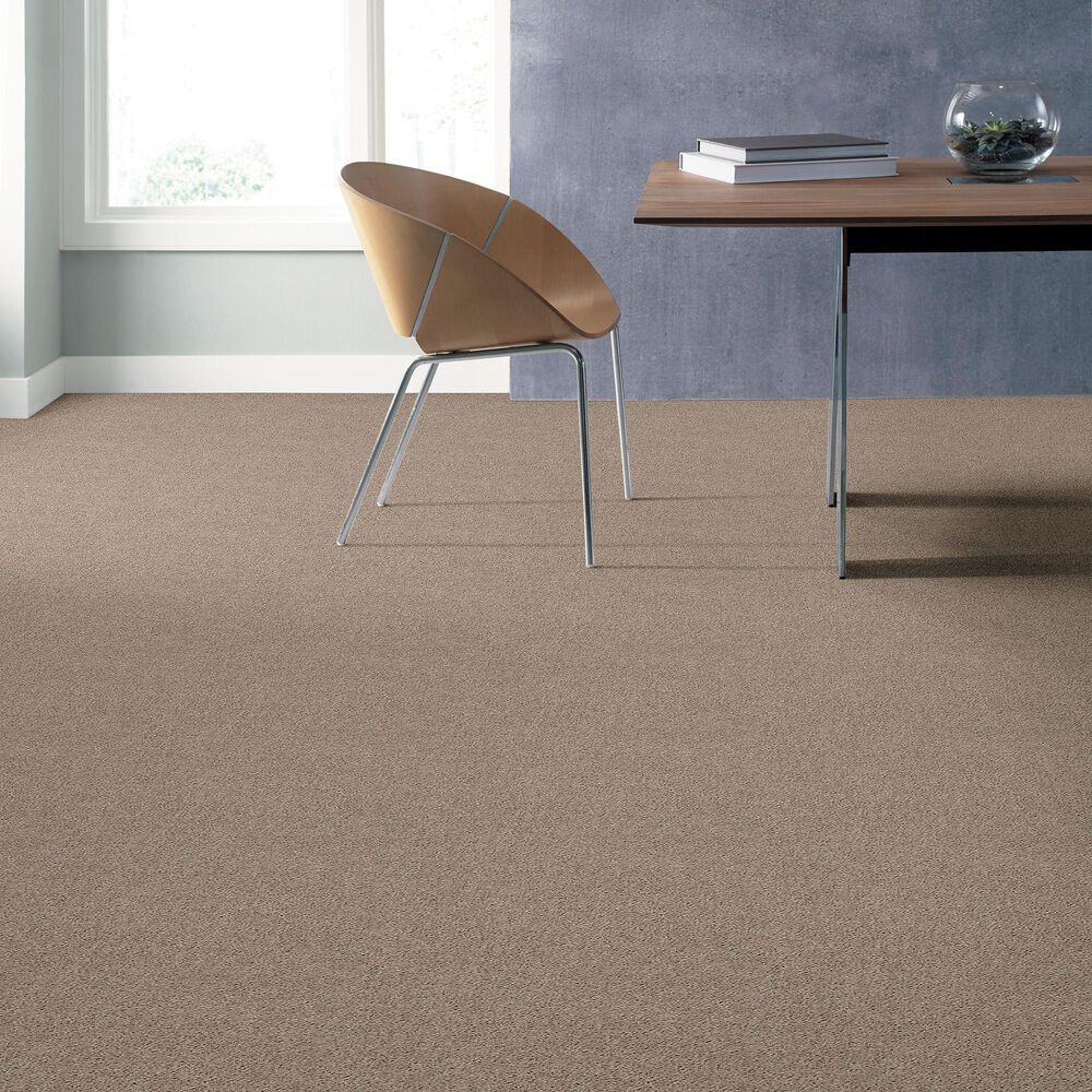 Shaw Cabana Bay Solid Carpet in Shifting Sand, , large