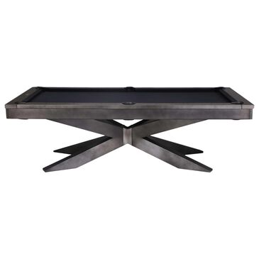 Plank and Hide 8" Felix Pool Table in Gunmetal Grey, , large