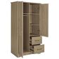 Coaster Cassara 2 Door Wardrobe Cabinet in Latte, , large