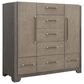 Nicolette Home Anderson Park Dark 7-Drawer Chest in Moose Trail and Frontier Brown, , large