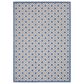 Nourison Aloha ALH26 9"6" x 13" Blue and Grey Indoor/Outdoor Area Rug, , large