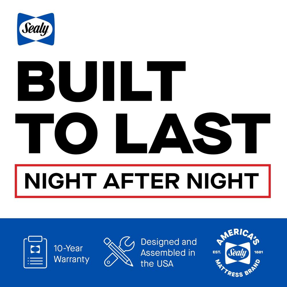 Sealy Posturepedic Elite Spring Albany II Soft Euro Pillow Top California King Mattress, , large