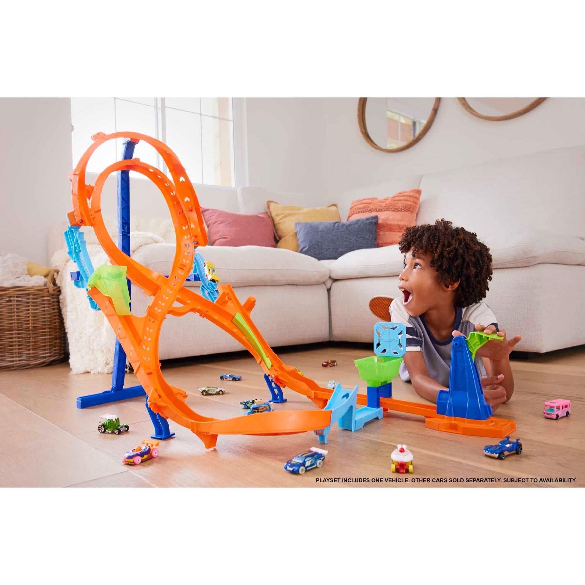 Hot Wheels Vertical 8 Jump Track Set NFM