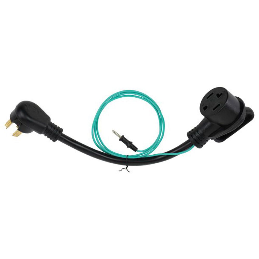 Petra Industries Inc 3-Prong to 4-Prong Dryer Cord Adapter in Black, , large