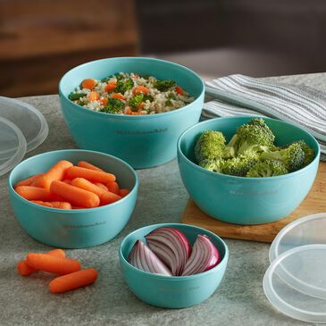 KitchenAid Gadgets Anniv Prep Bowl Set of 4 in Blue, , large