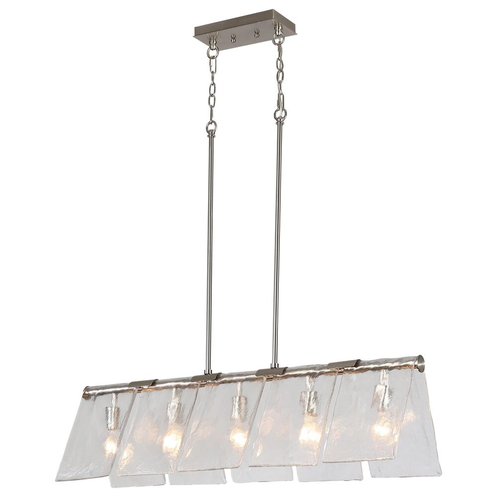 Golden Lighting Serenity 5-Light Linear Pendant in Pewter, , large