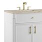 James Martin Bellshire 72" Double Bathroom Vanity in Bright White with 3 cm Tajnar Eclos Top, Rectangular Sinks and FreePower Wireless Charger, , large