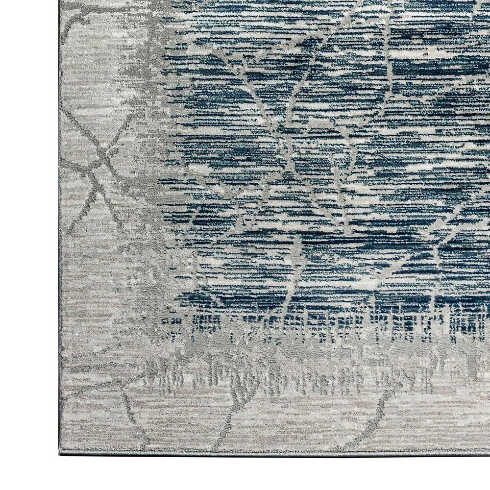 Radici USA Davide Abstract 7&#39;10&quot; x 10&#39;6&quot; Blue Area Rug, , large