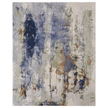 Feizy Clio 9" x 12" Blue and Multicolor Area Rug, , large