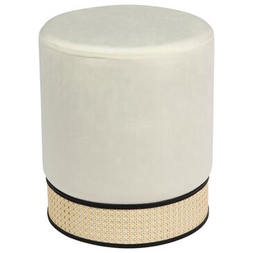 Tov Furniture Ivy Ottoman in Cream, , large