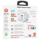 Hypercel SpeedBoost 45W PD Wall Charger with 6ft USB-C Cable in White, , large