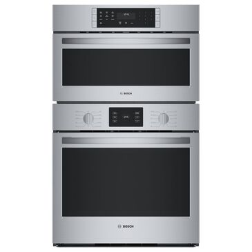 Bosch 500 Series 30" Built-In Combination Electric Convection Wall Oven in Stainless Steel, , large