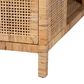 Baxton Studio Kalimantan Square Coffee Table in Light Honey, , large