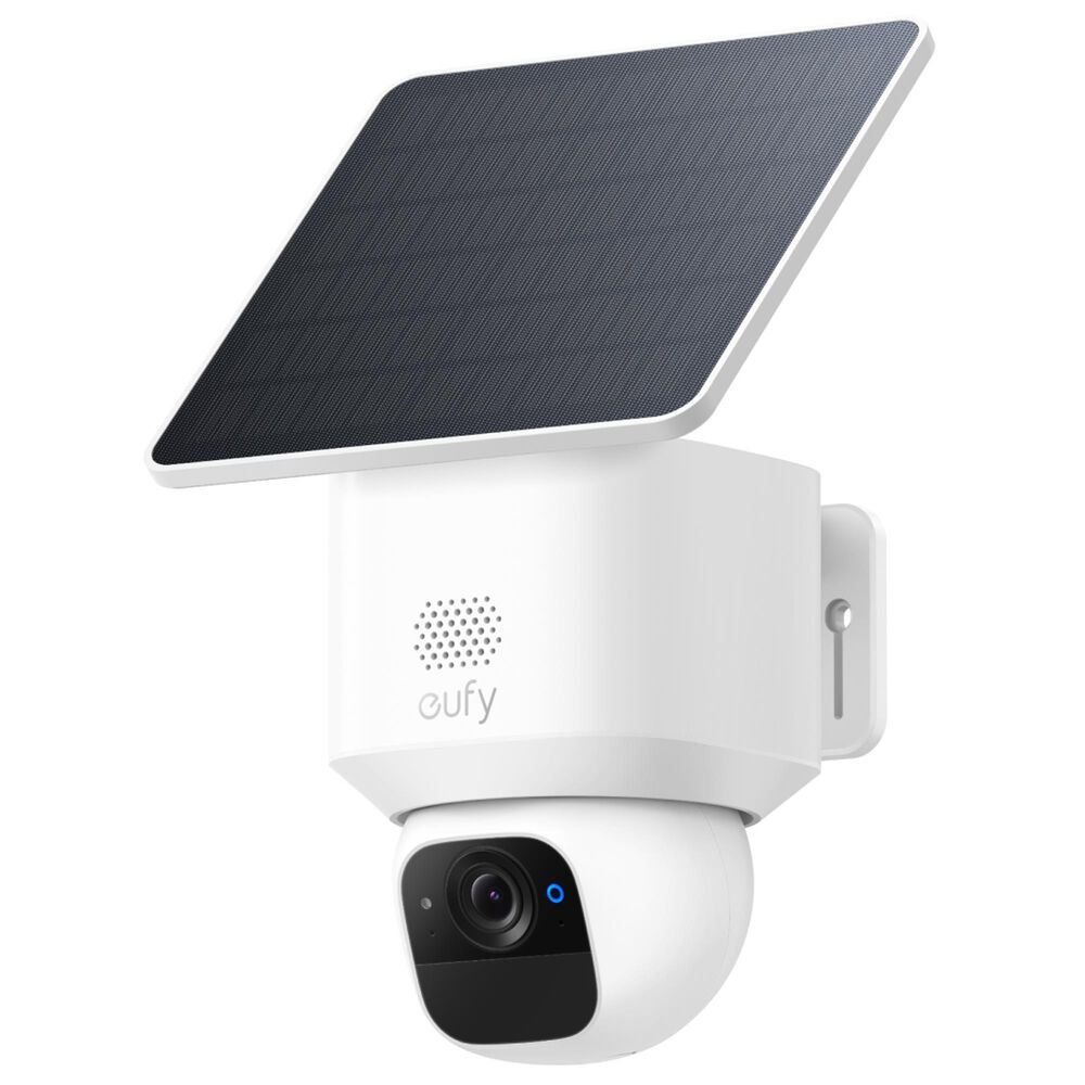 eufy E30 Outdoor SoloCam Security Camera with Solar Panel in White, , large