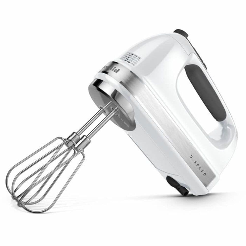 KitchenAid 9-Speed Hand Mixer in White, , large
