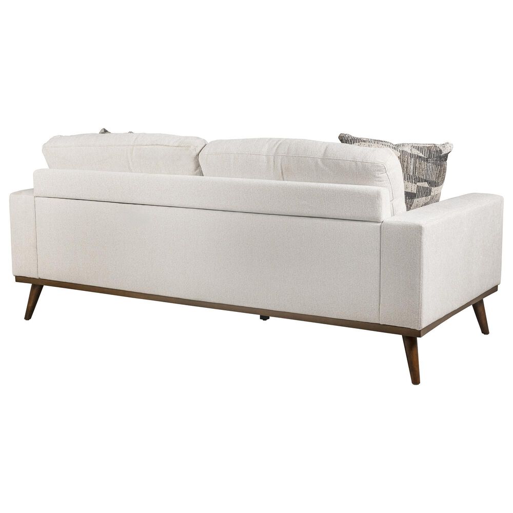 Golden Wave Furniture Heath Stationary Sofa in White, , large