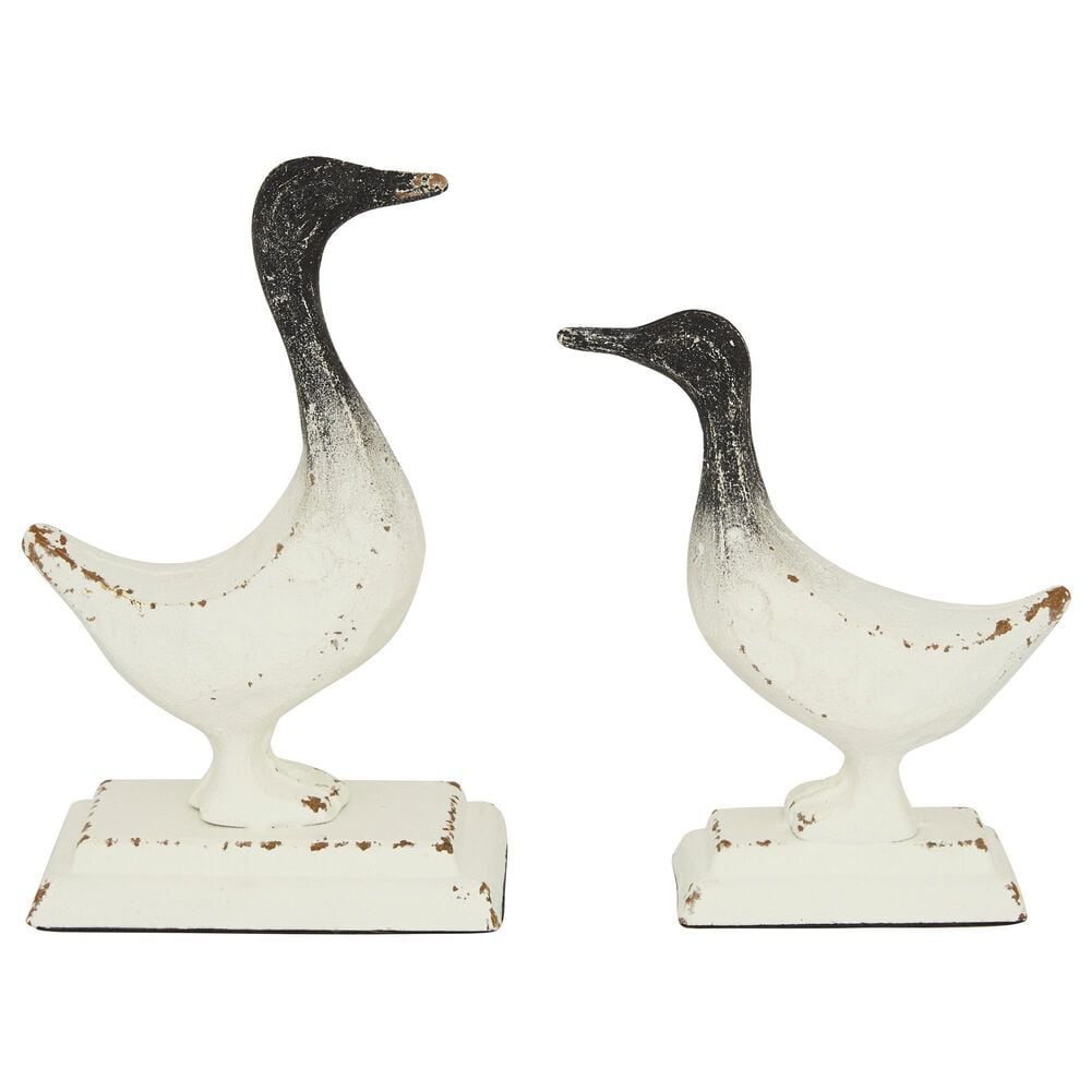 Maple and Jade Coastal Metal Sculpture (Set of 2), , large