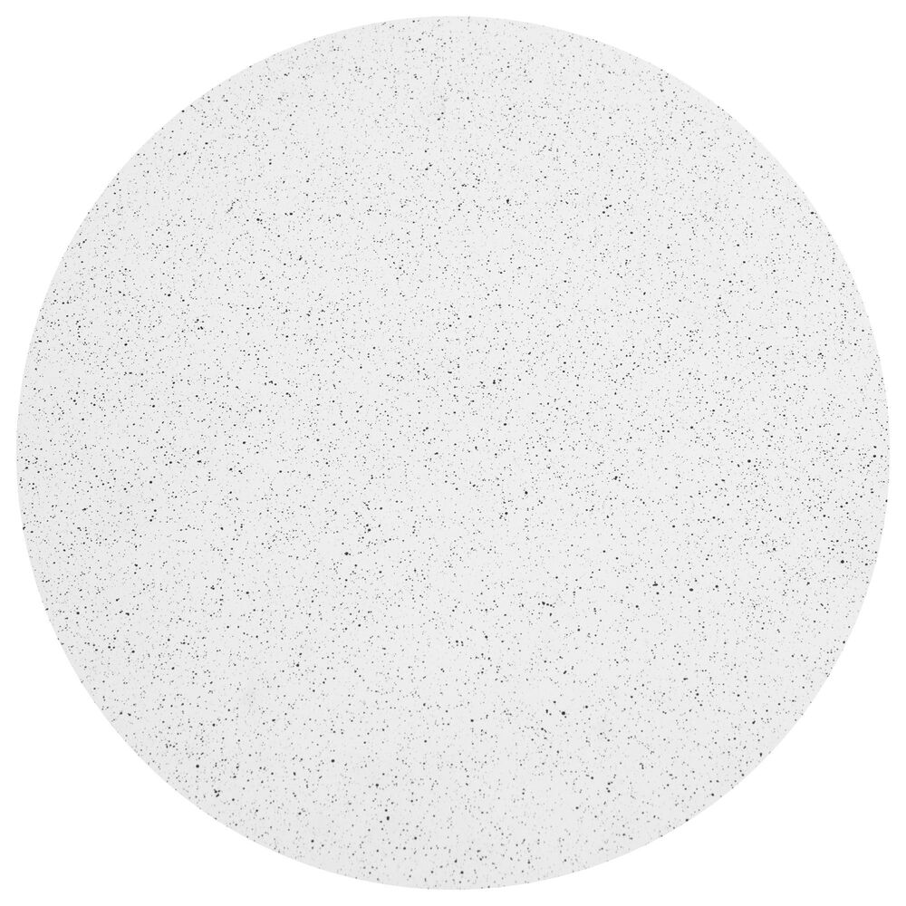 Zuo Modern Liora 28" Round Dining Table in White and Gray - Table Only, , large