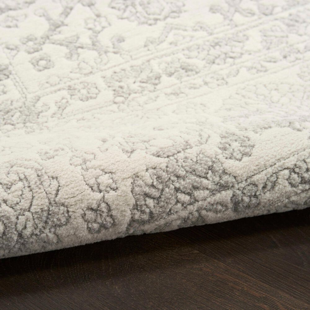 Nourison Grace GCE01 Grey 5'3" x 7'3" Area Rug, , large