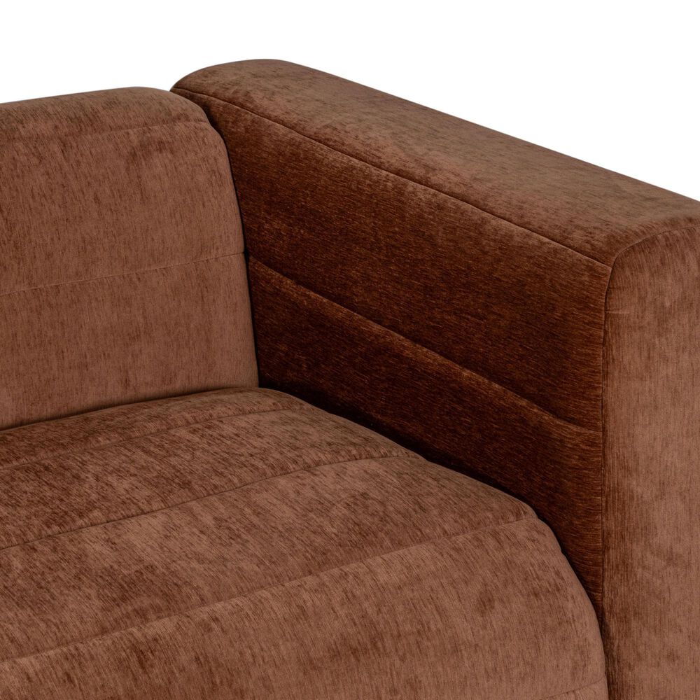 Blue River Brea Stationary 3-Seater Sofa in Logan Brown, , large