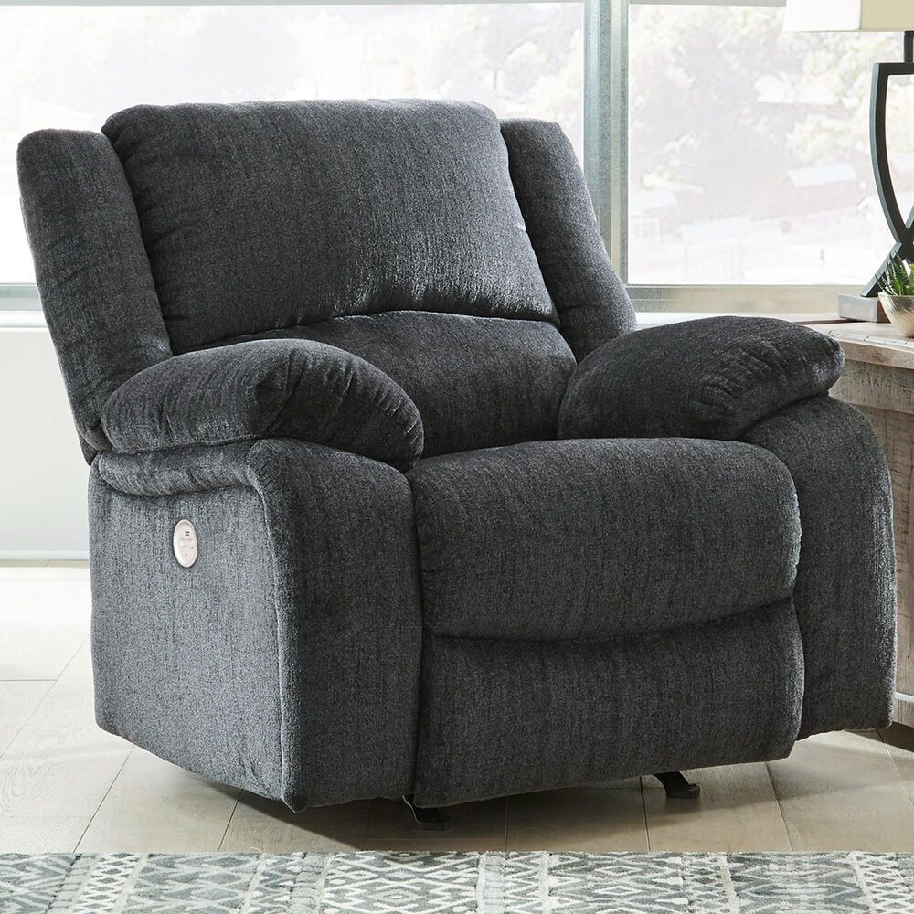 Ashley Draycoll Power Rocker Recliner in Slate, , large