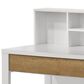 Everly Living Darya 6-Shelf Computer Desk in White, , large