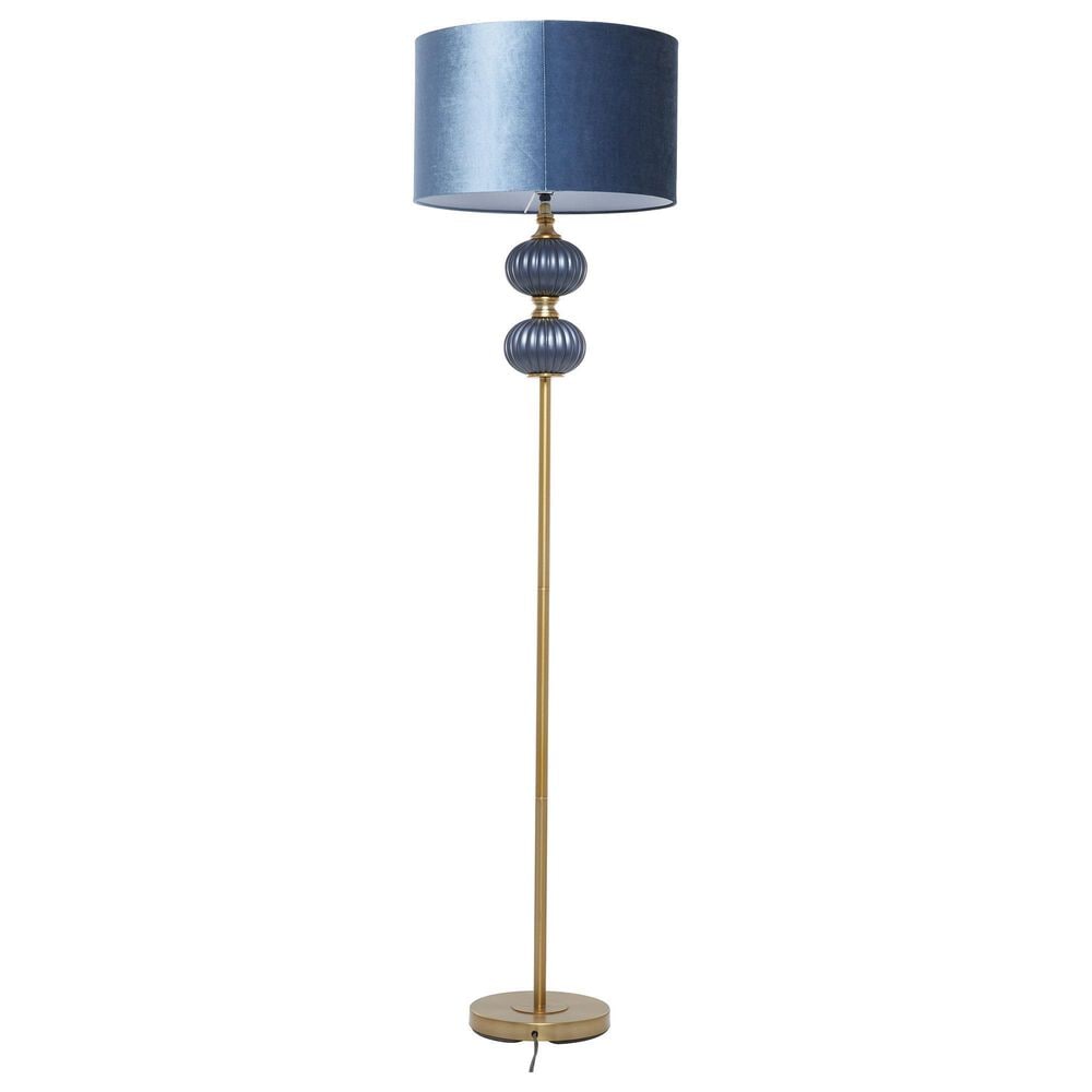 Maple and Jade 69&quot; Floor Lamp in Gold, , large