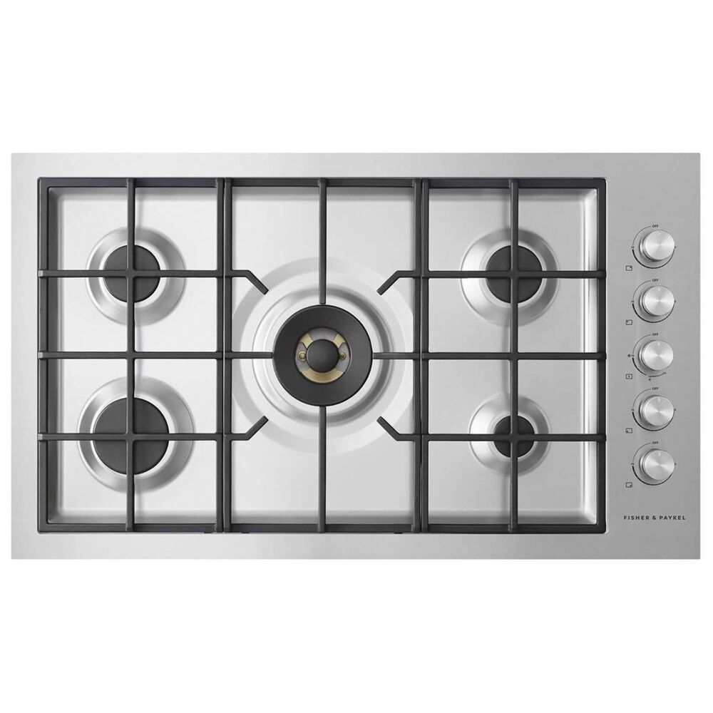 Fisher & Paykel 36" Liquid Propane Gas Cooktop in Stainless Steel, , large
