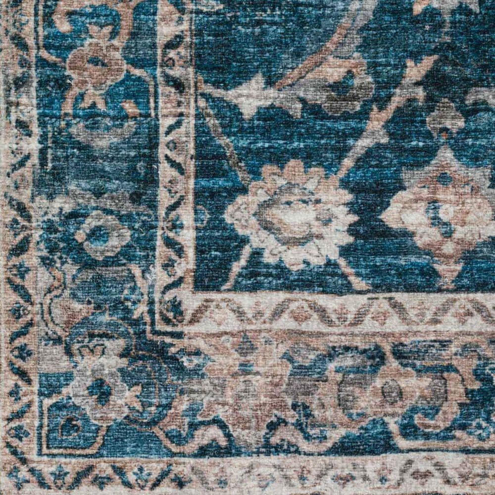 Dalyn Rug Company Jericho 6&#39; Round Navy Indoor/Outdoor Area Rug, , large