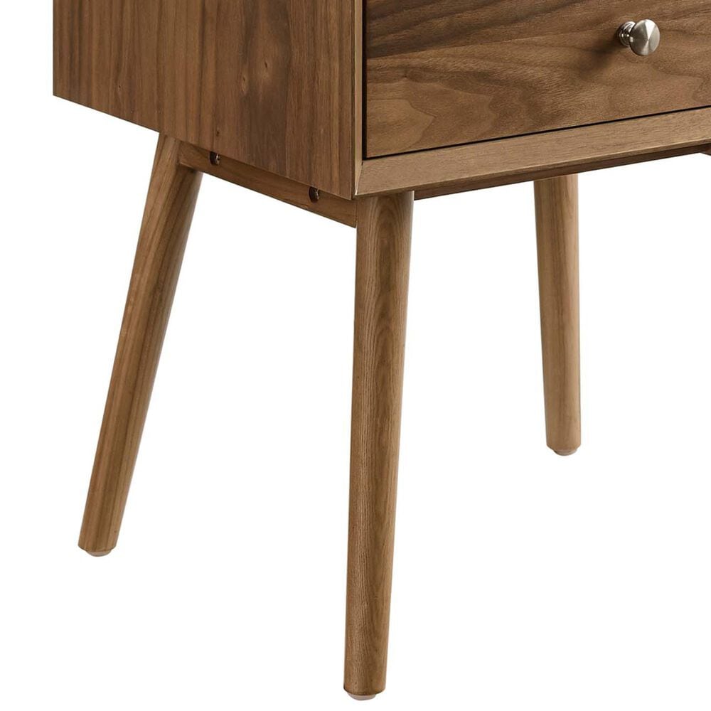 Modway Ember 2 Drawer Nightstand with AC and USB Ports in Walnut Walnut, , large