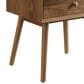 Modway Ember 2 Drawer Nightstand with AC and USB Ports in Walnut Walnut, , large