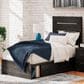 Ashley Hollivern Twin Panel Bed with Storage in Dark Gray, , large