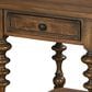 Hekman Fairfax Rectangular End Table with Carved Leg in Chestnut Brown and Black, , large