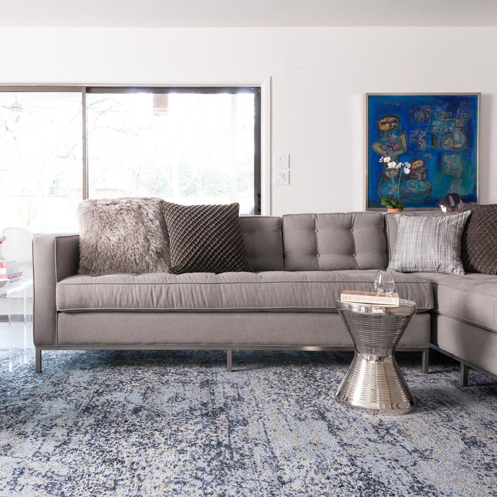 Loloi Viera VR-06 3&#39;1&quot; x 5&#39;8&quot; Light Blue and Gray, , large