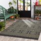 L&R Resources Sun Shower 8" x 10" Black and Brown Indoor/Outdoor Area Rug, , large