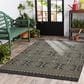 L&R Resources Sun Shower 8" x 10" Black and Brown Indoor/Outdoor Area Rug, , large