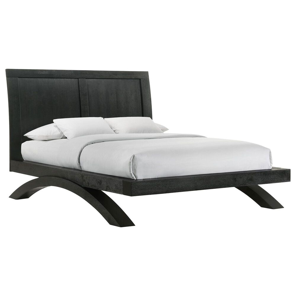 Mayberry Hill Allan 4-Piece Full Platform Bedroom Set in Black, , large