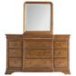 Universal Furniture New Lou 12-Drawer Dresser and Mirror in Cognac, , large