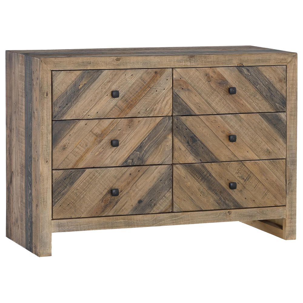 Moe's Home Collection Teigen 6 Drawer Dresser in Brown, , large